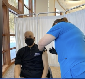 Getting vaccine