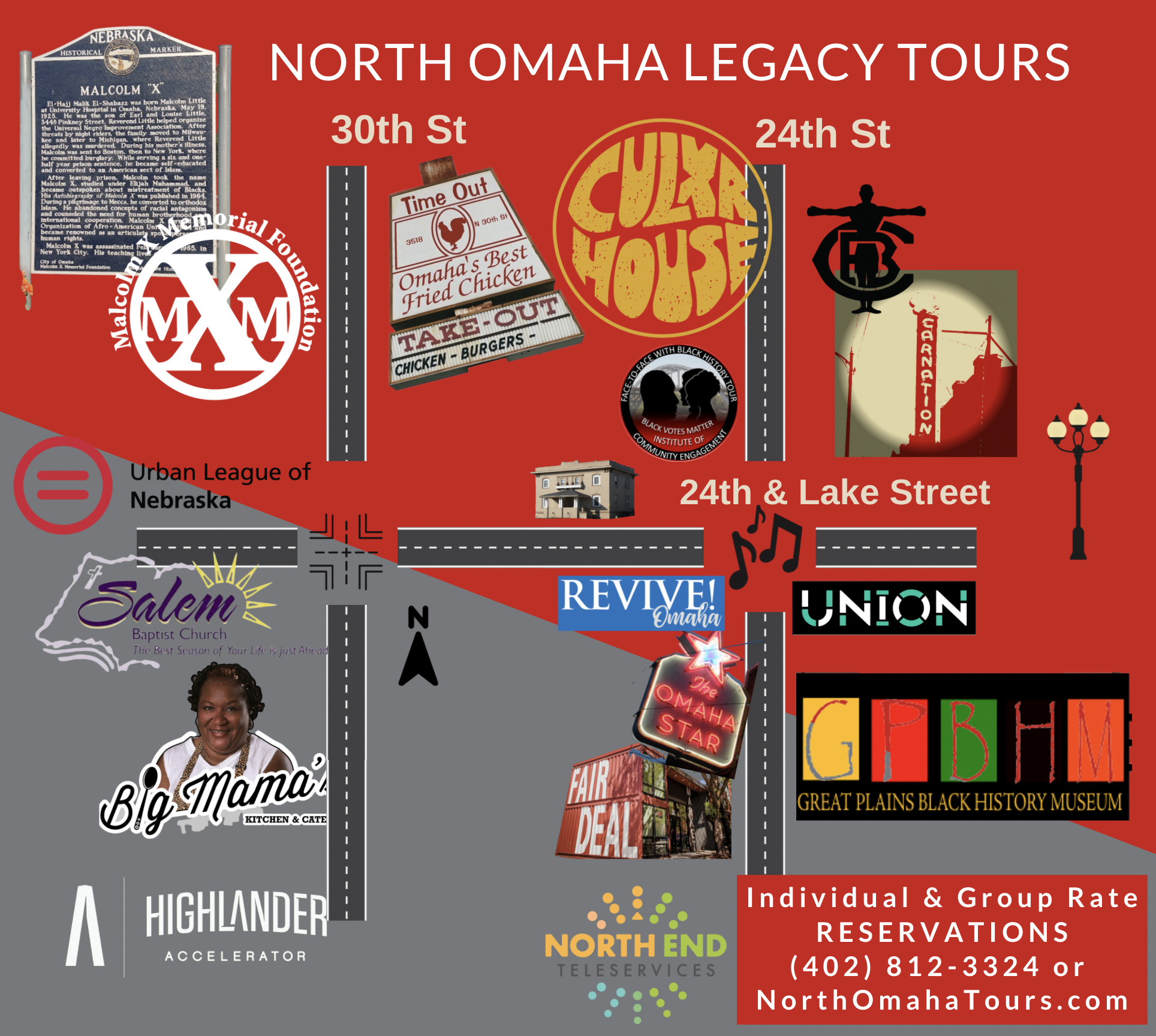 Final Map, North Omaha Legacy Tours, 9 Jan 21